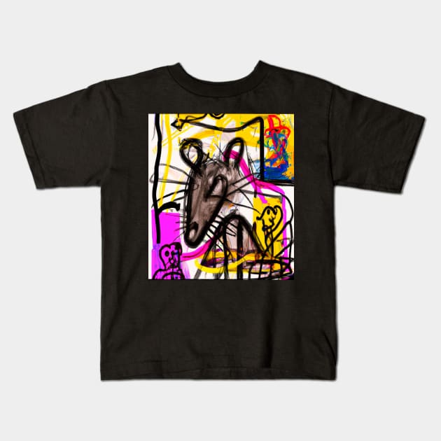 Ratgraf Kids T-Shirt by Farbitroid